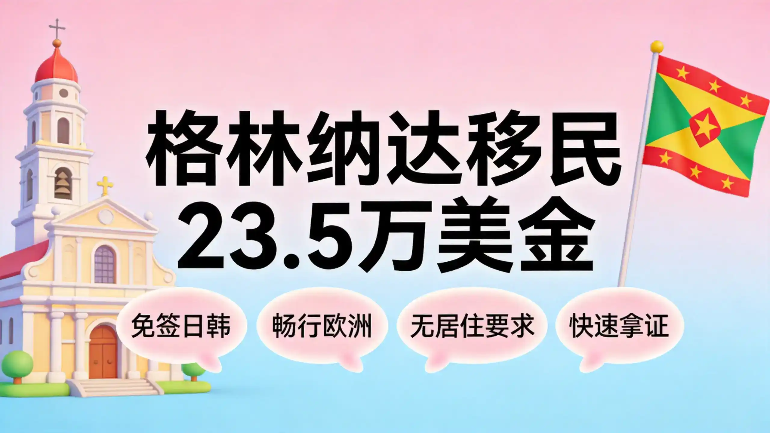 格林纳达移民费用预算参考：捐款vs购房总投入