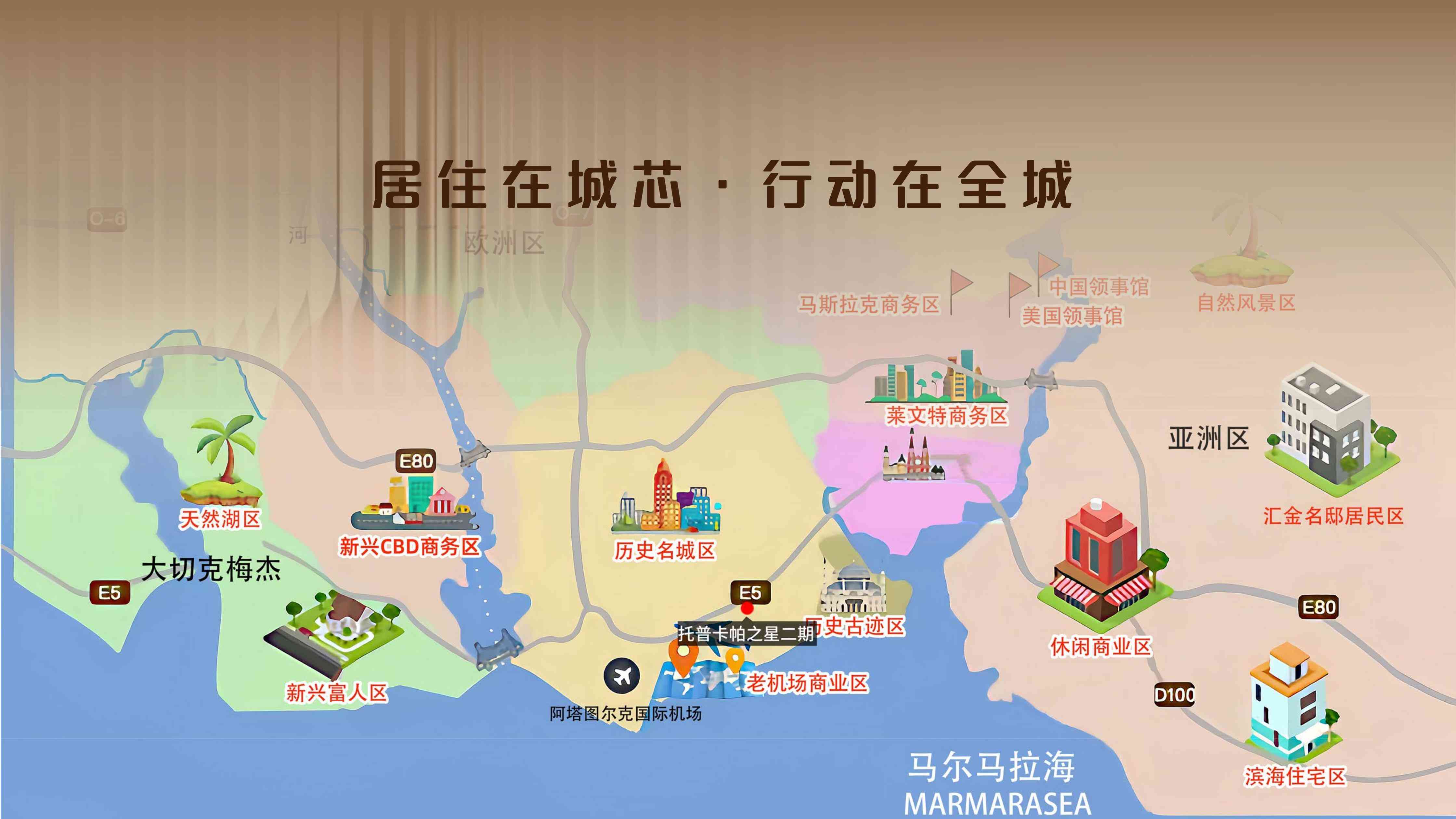 靠快速公交会不会吵？托普卡帕之星二期现场看房，