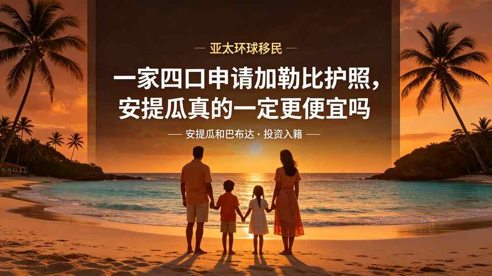一家四口申请加勒比护照,安提瓜真的一定更便宜吗