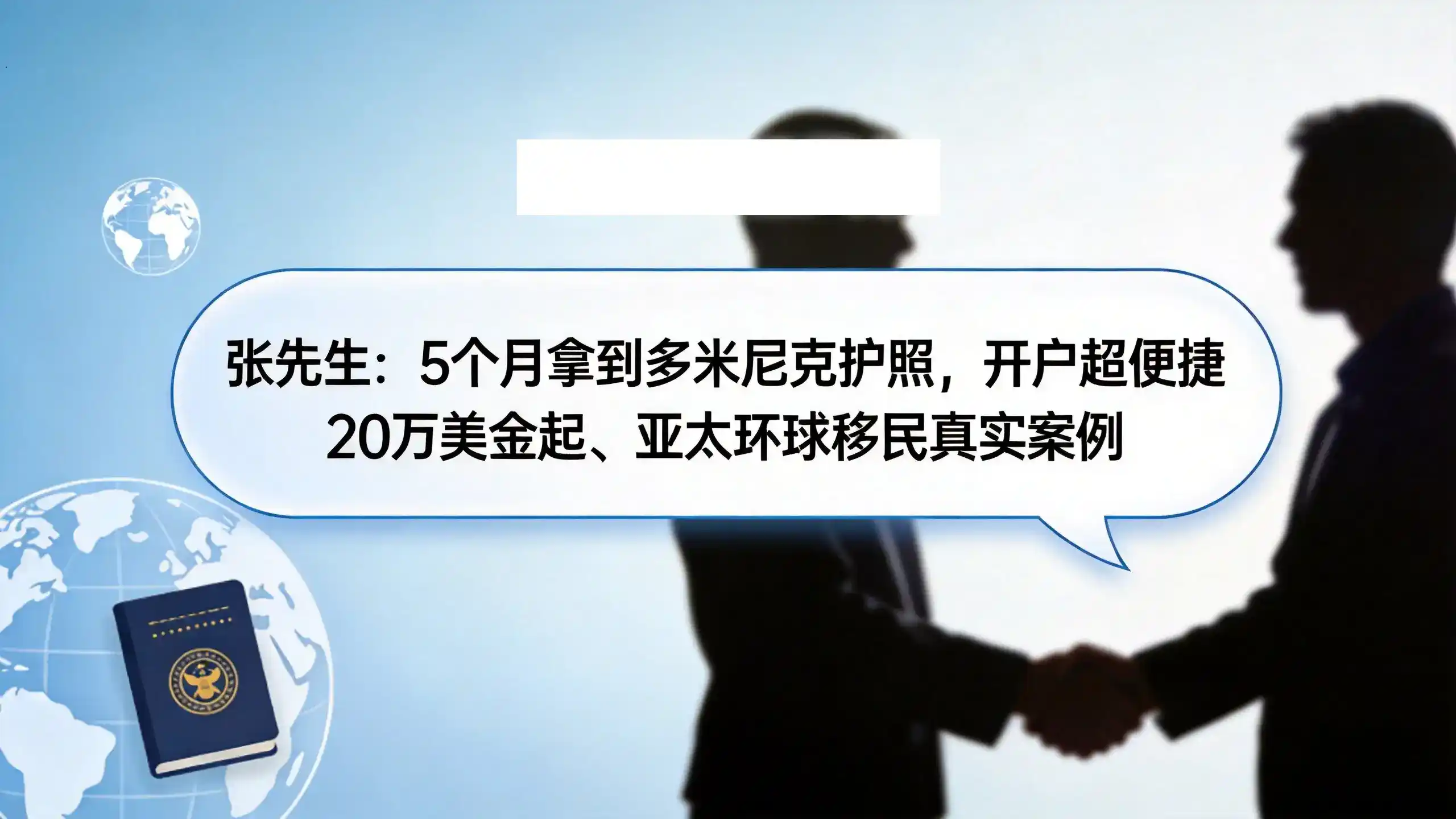 多米尼克移民总成本：20万美金捐款+背景调查费