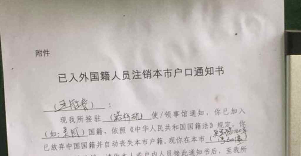 持有土耳其护照如何注销中国国籍（上海）